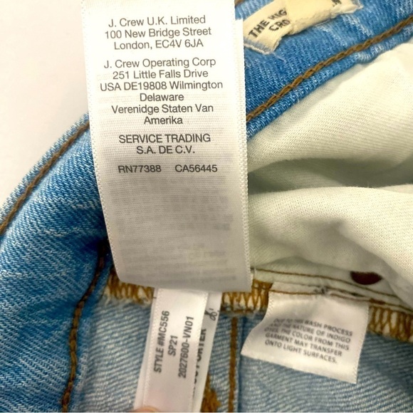 Madewell Jeans Size 26 The High Rise Slim Crop Boyjean Dumas Wash Ripped Edition - Picture 16 of 16